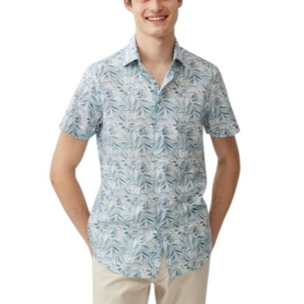 Rodd & Gunn Cherry Tree Men's Shirt Sport Fit Palm Tropical Button Size XXL New